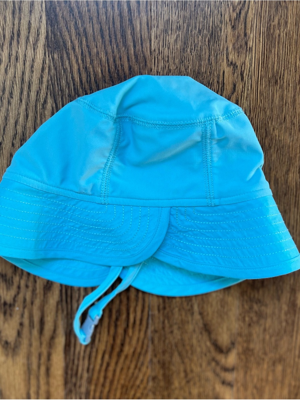 Primary Turquoise Kids Swim Bucket Hat 18-24 mo